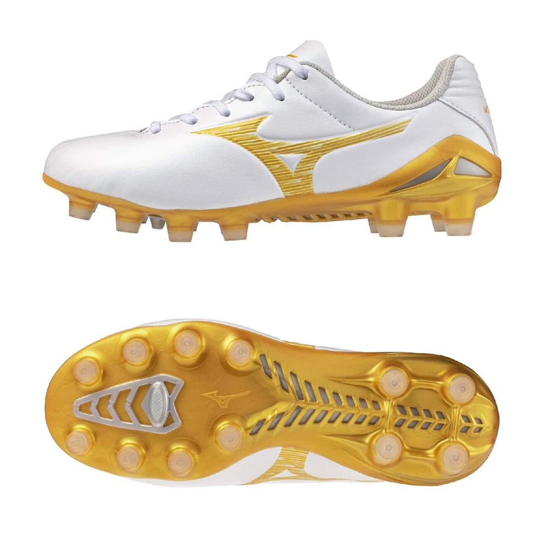 MIZUNO ミズノ モナルシーダ NEO 3 PRO ジュニア(ホワイト×ゴールド