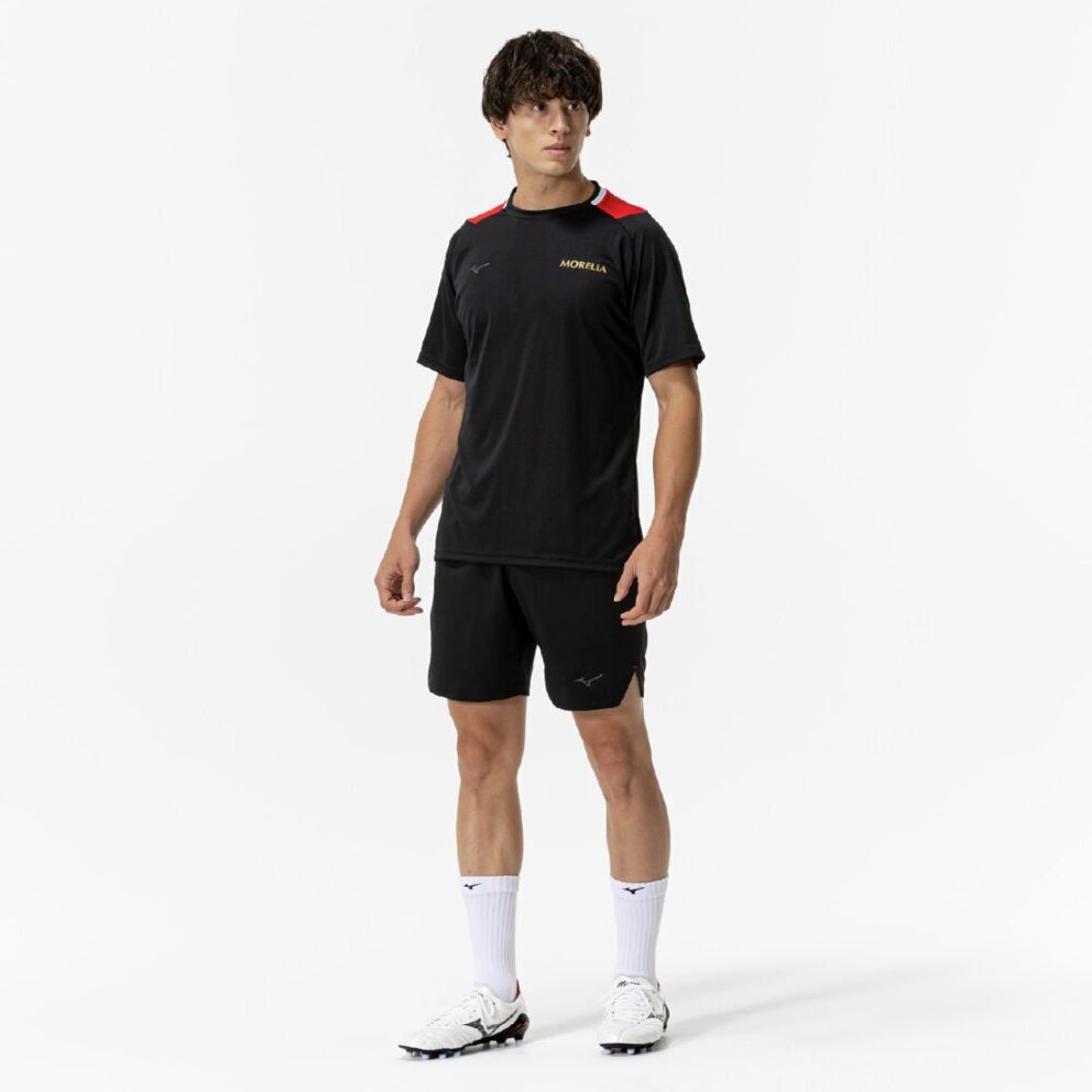 MIZUNO ミズノ MORELIA フィールドシャツ(ブラック) P2MAC00309