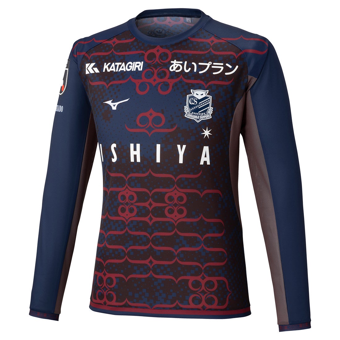MIZUNO 北海道コンサドーレ札幌 2025 ユニフォーム アウェイ 長袖