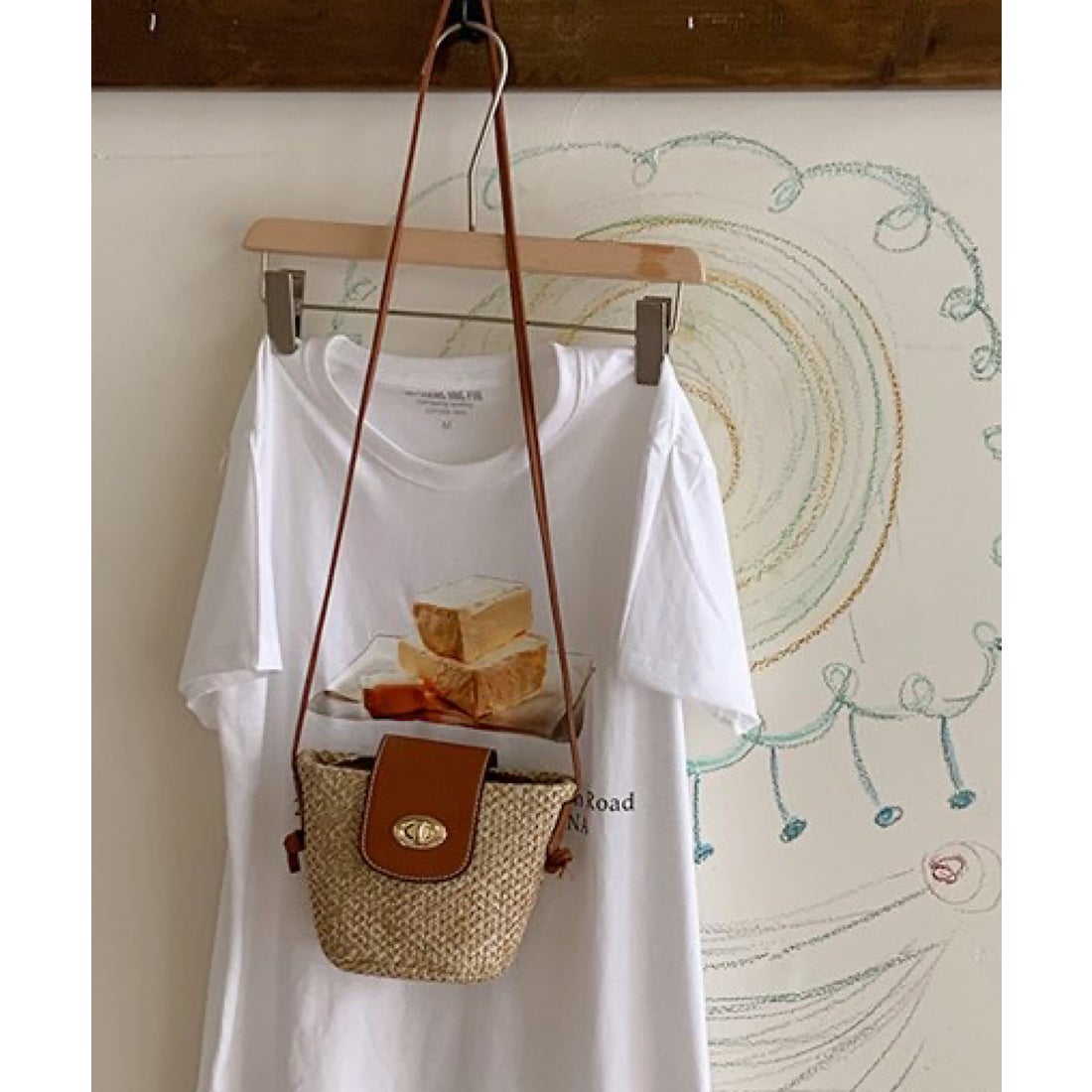 ショップニコニコ ShopNikoNiko バケツ型 ミニショルダーかごバッグ