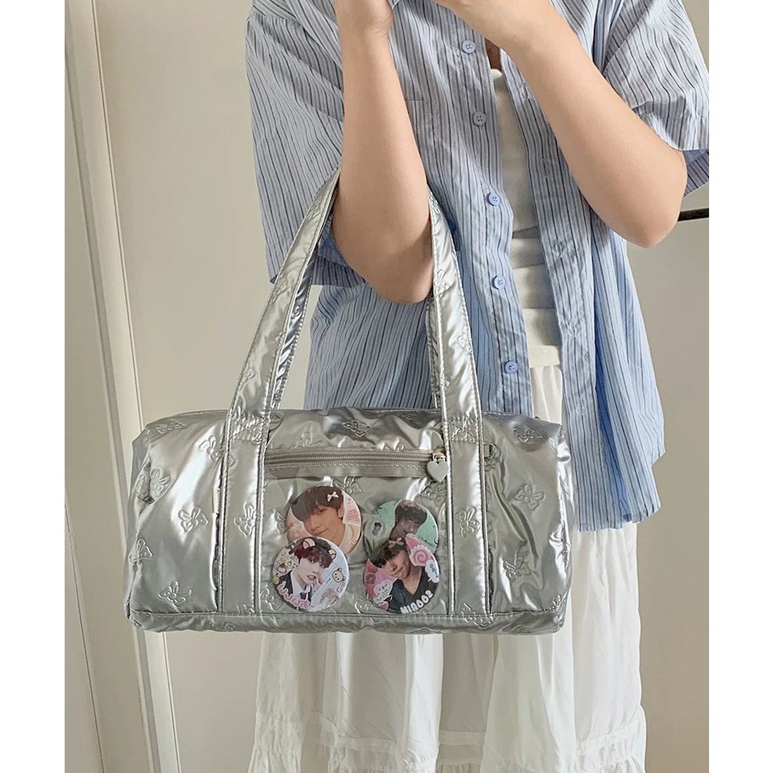 ショップニコニコ ShopNikoNiko リボンキルティング クリアポケット