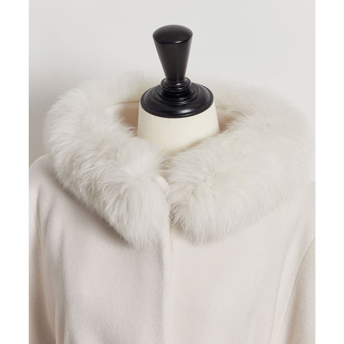 ノエラ NOELA 衿ファー付ポンチョコート （モカ） -ファッション通販