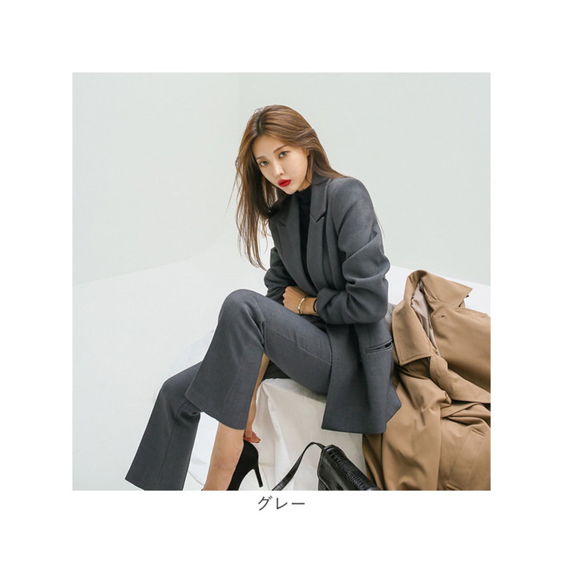 バックヤードファミリー BACKYARD FAMILY パンツスーツ レディース