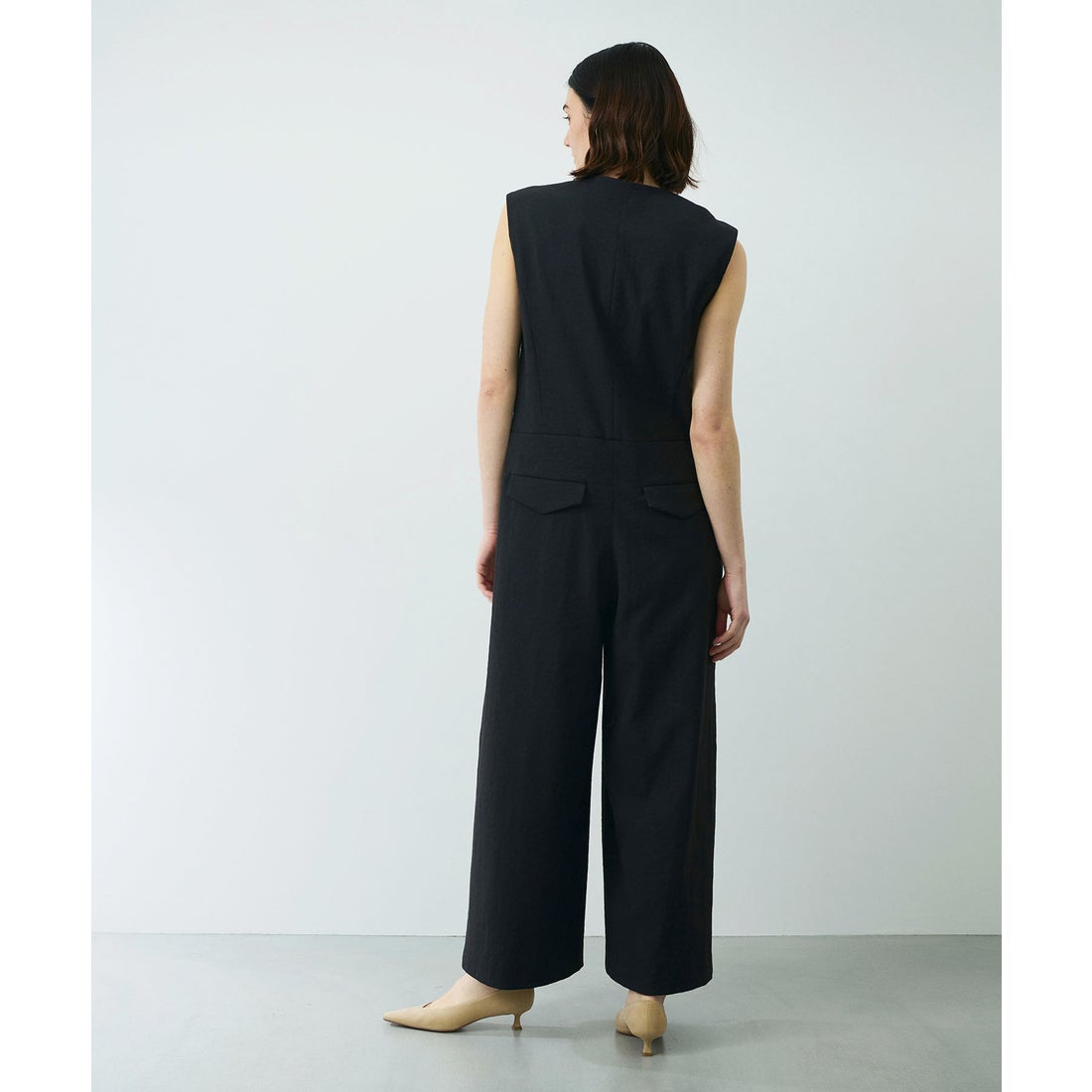 ノーク N.O.R.C リネンオックスオールインワン （ブラック