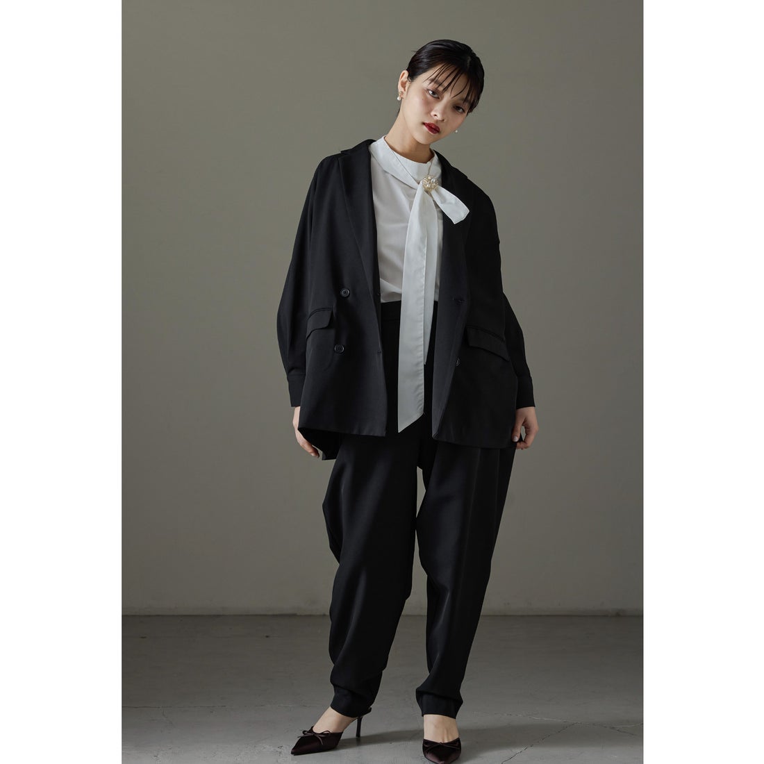 ニアナ niana ドルマンスリーブデザインパンツスーツ レディース 2点