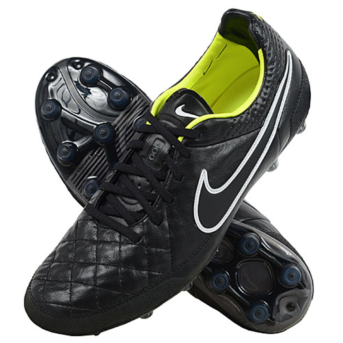 NIKE ナイキ ティエンポ レジェンド V HG-E(ブラック×イエロー) 658602
