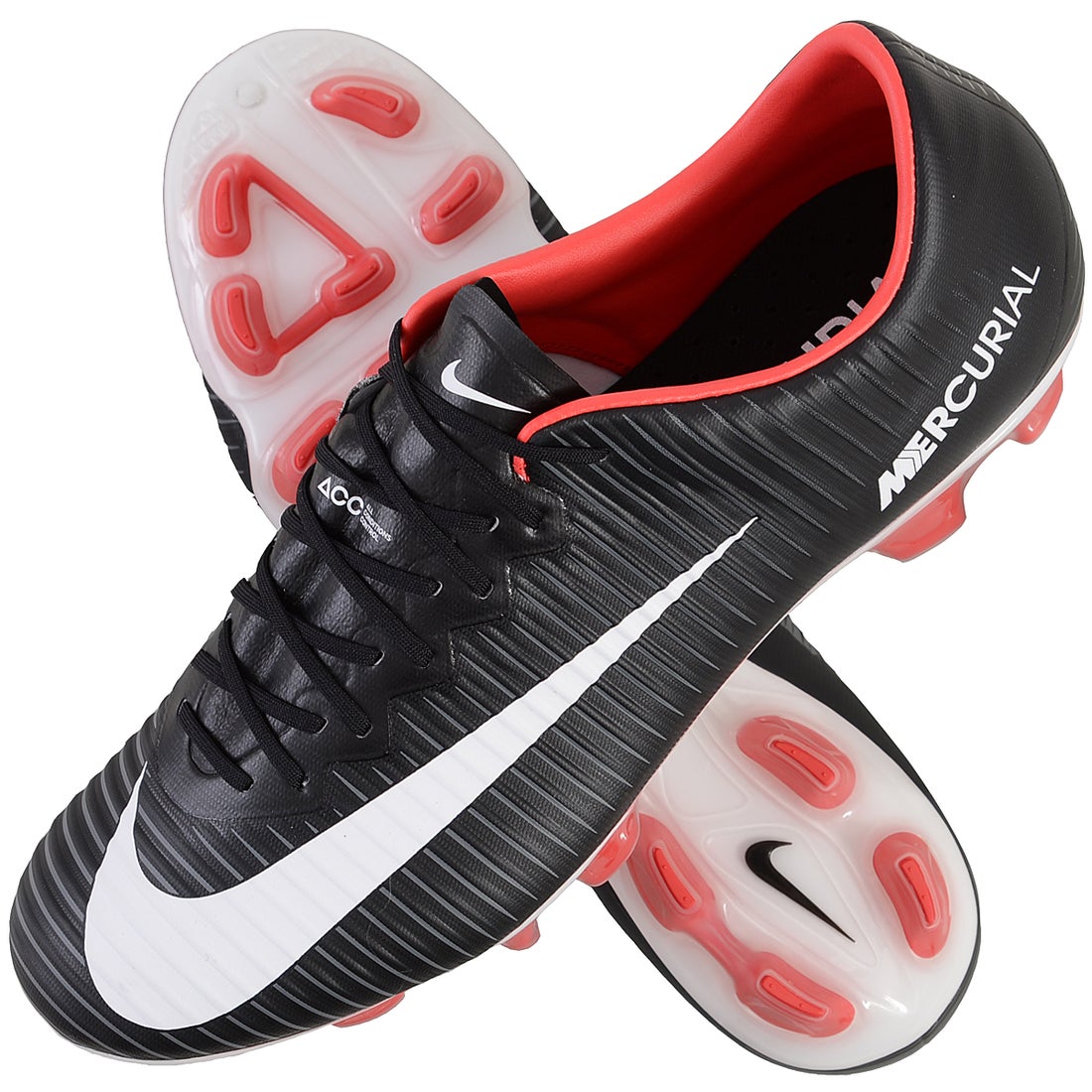 NIKE ナイキ マーキュリアルヴェイパー XI HG-V(ブラック×ホワイト