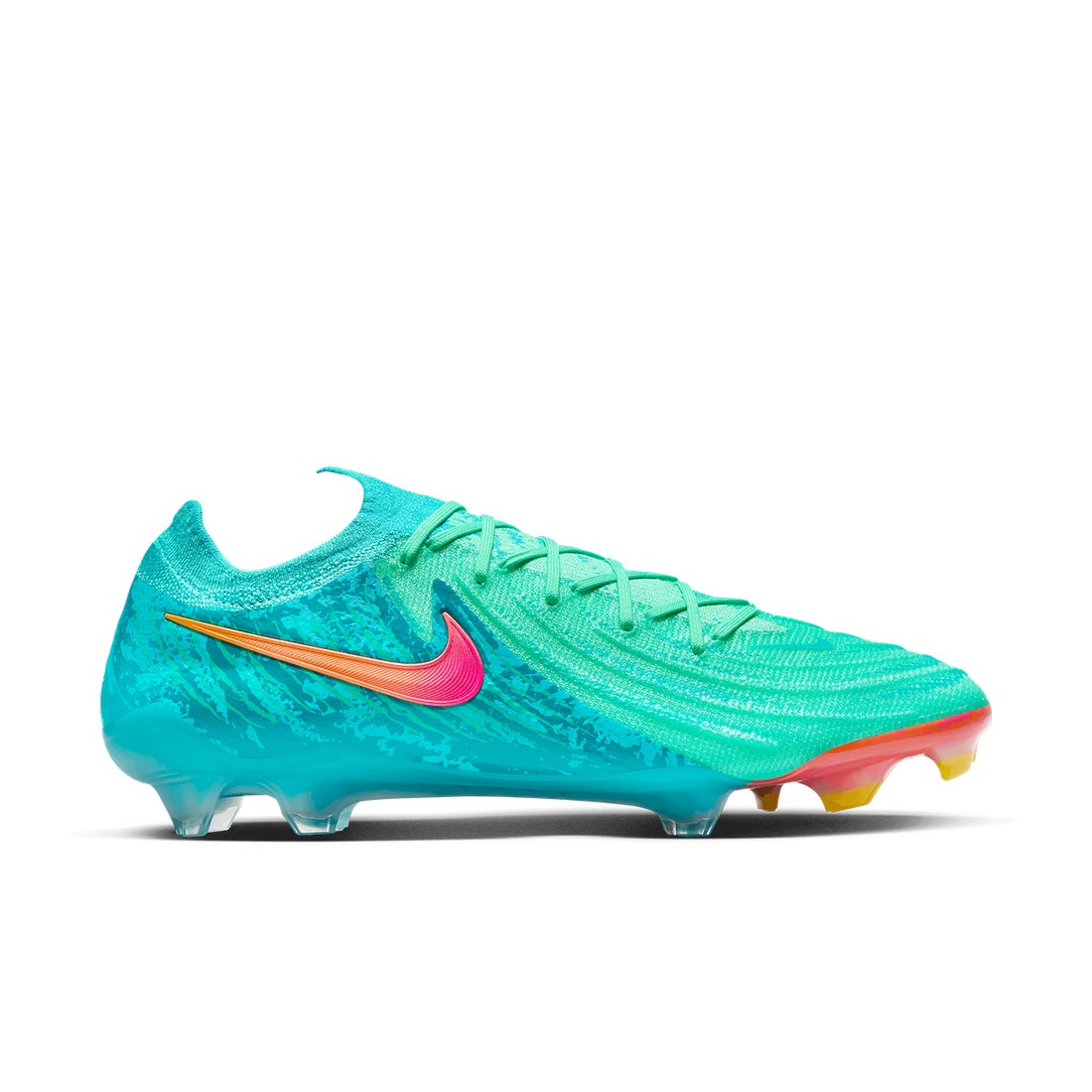NIKE ナイキ ファントム GX II エリート LV8 FG(グリーン×オレンジ