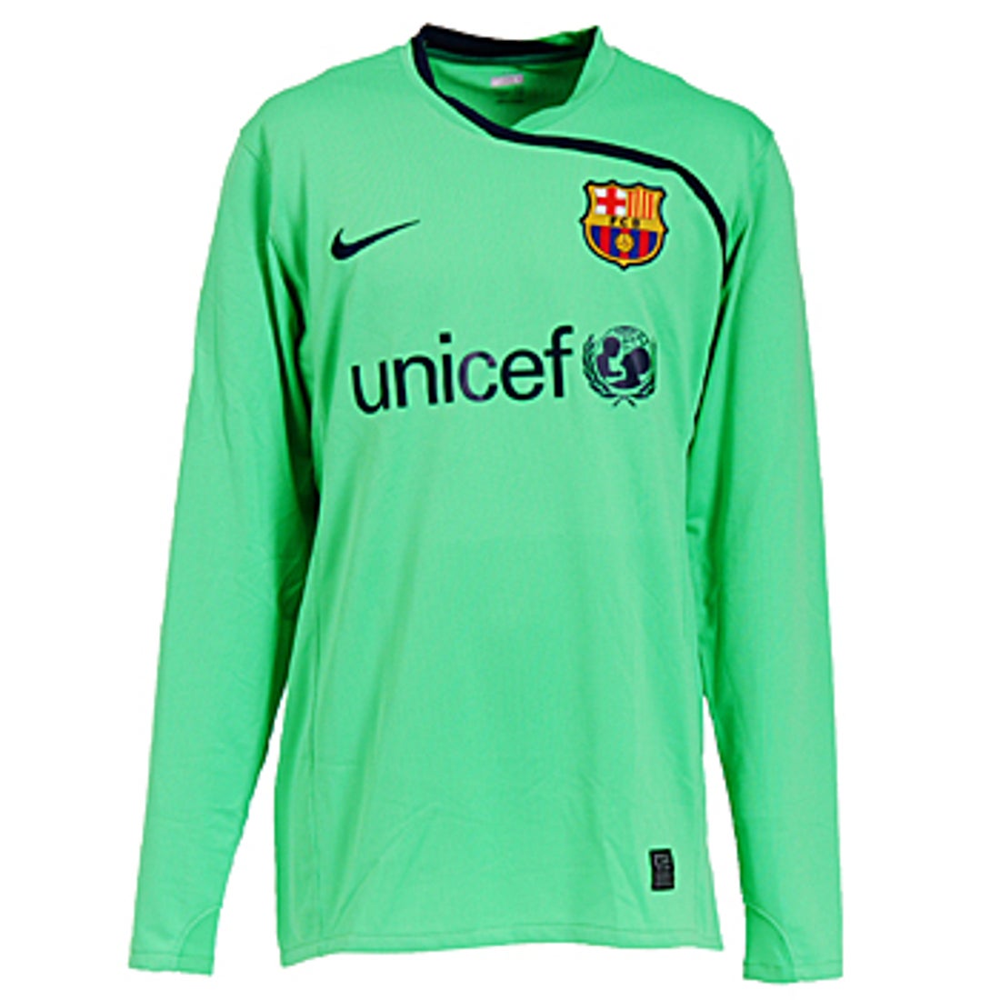 NIKE FCバルセロナ 08/09 GKユニフォーム 長袖(グリーン) 286791 321