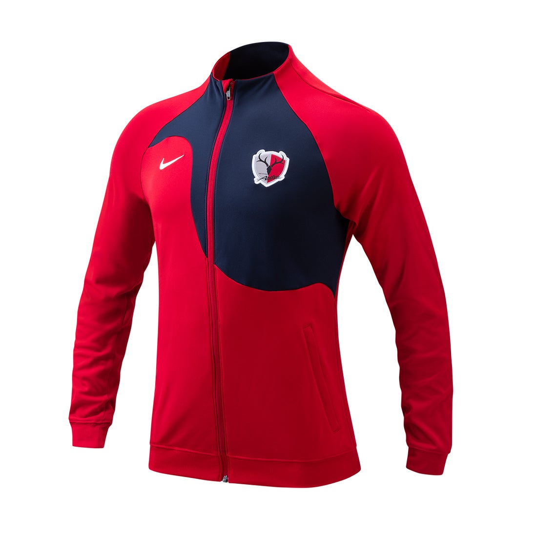 NIKE 鹿島アントラーズ 2024 アンセムジャケット(レッド×ネイビー