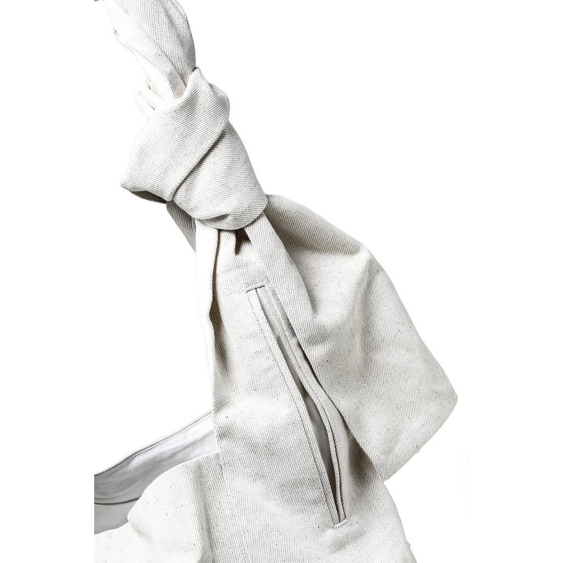 オマールアフリディ Omar Afridi Knotted Lidia Bag （Ivory） -FASCINATE