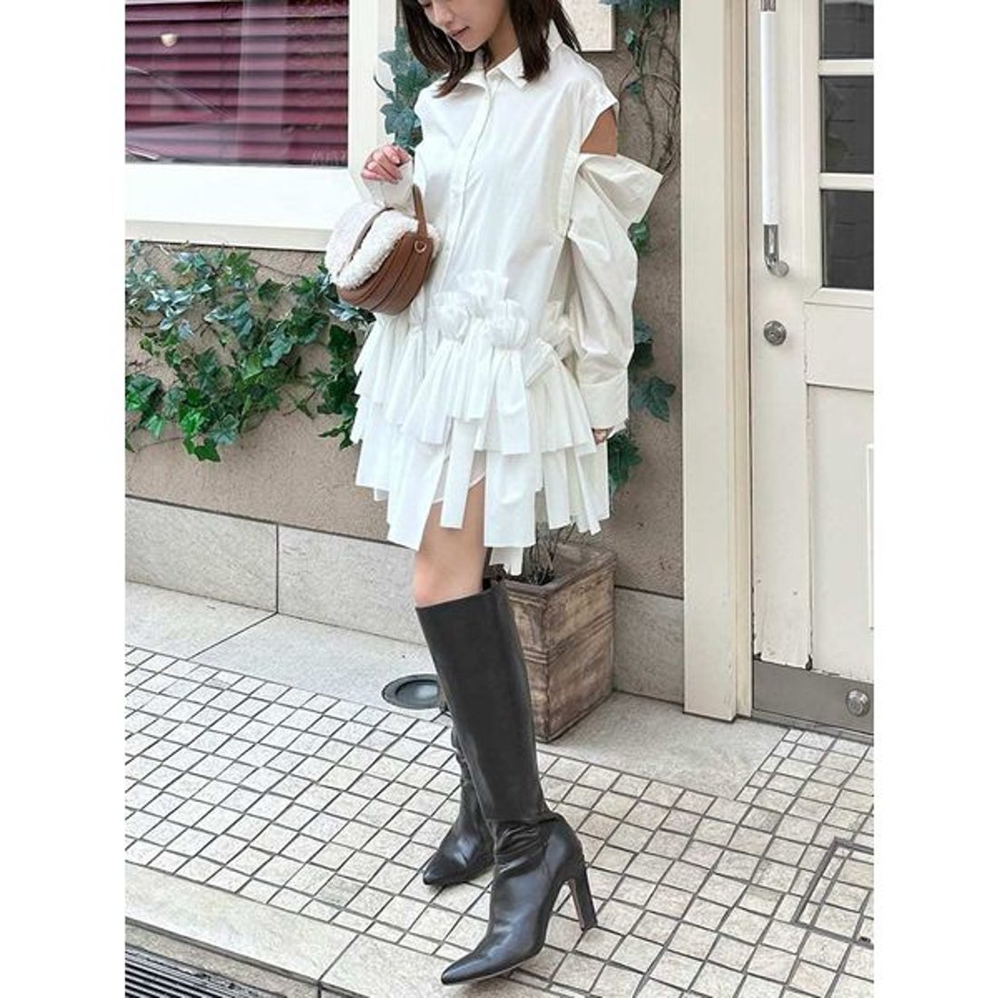 スナイデル SNIDEL フィットロングブーツ （BLK） - ファッション通販