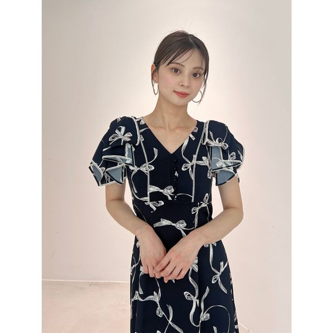 スナイデル SNIDEL 【00サイズあり】Sustainableリボンプリント