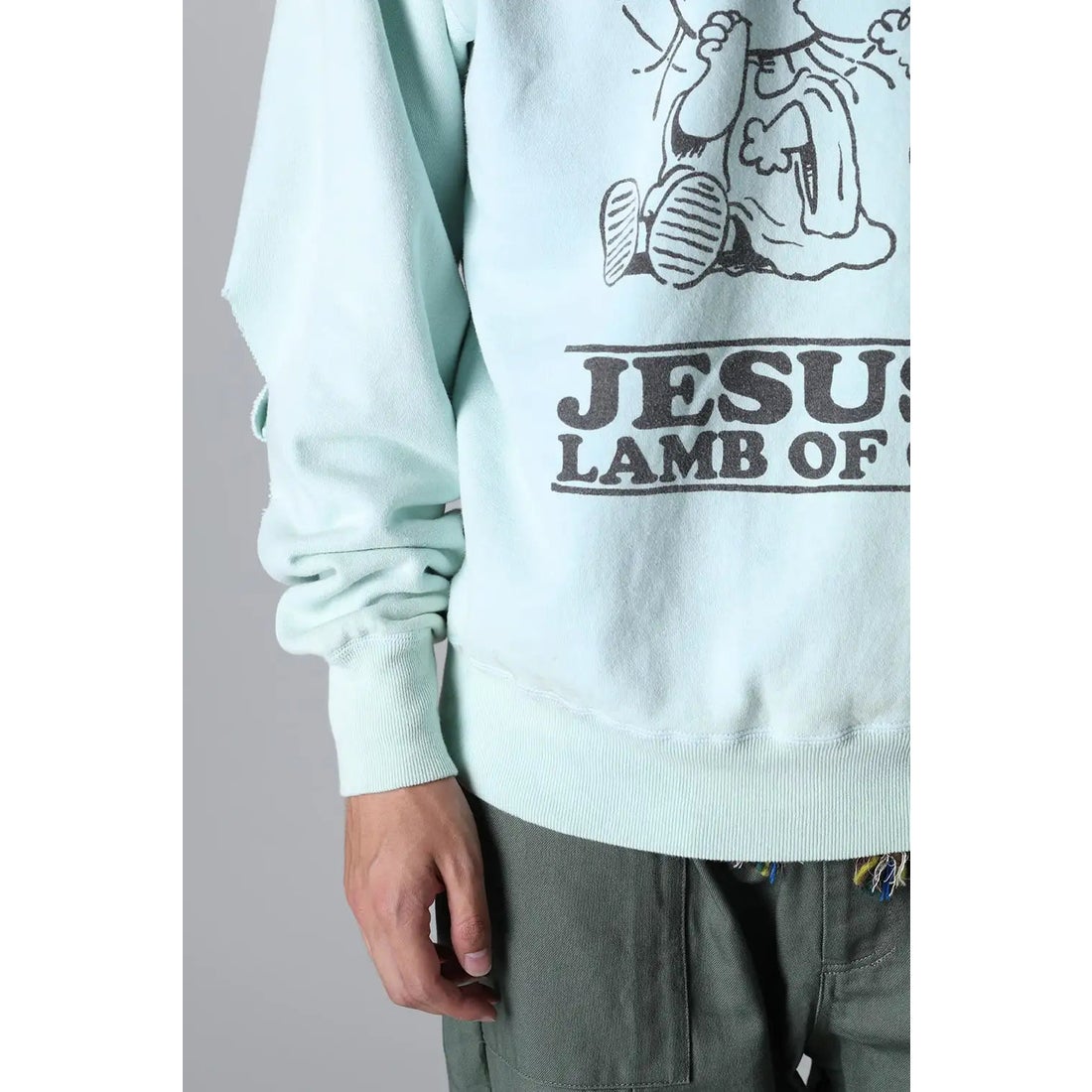 セントマイケル SAINT Mxxxxxx JESUS Sweat shirt （Blue） 通販 大阪