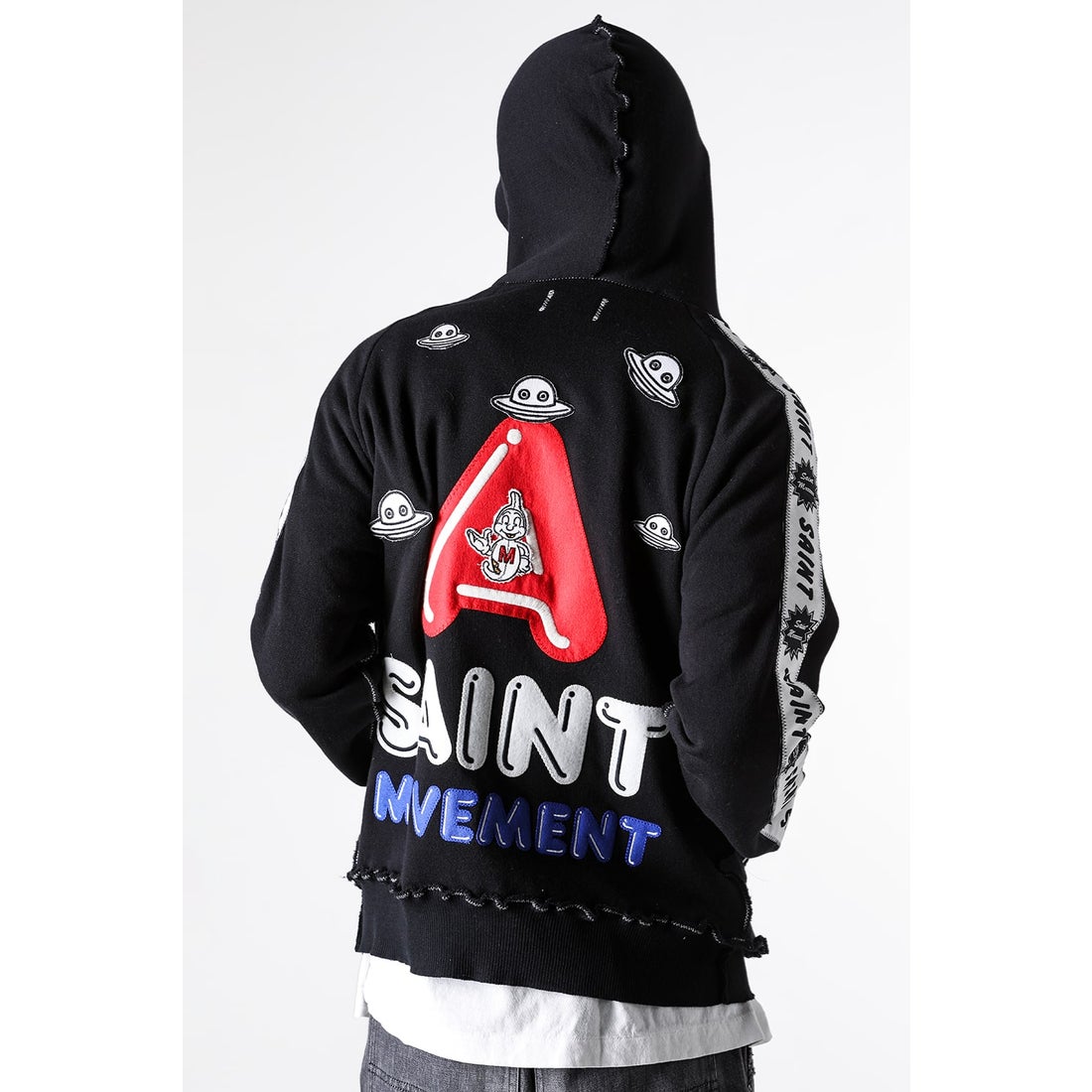 A LOVE MOVEMENT x SAINT Mxxxxxx Knit Jersey （Black） 通販 大阪