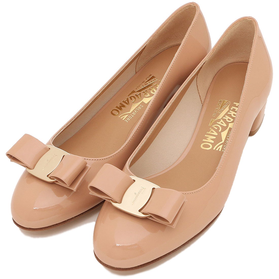 サルバトーレフェラガモ Salvatore Ferragamo パンプス ヴァラ