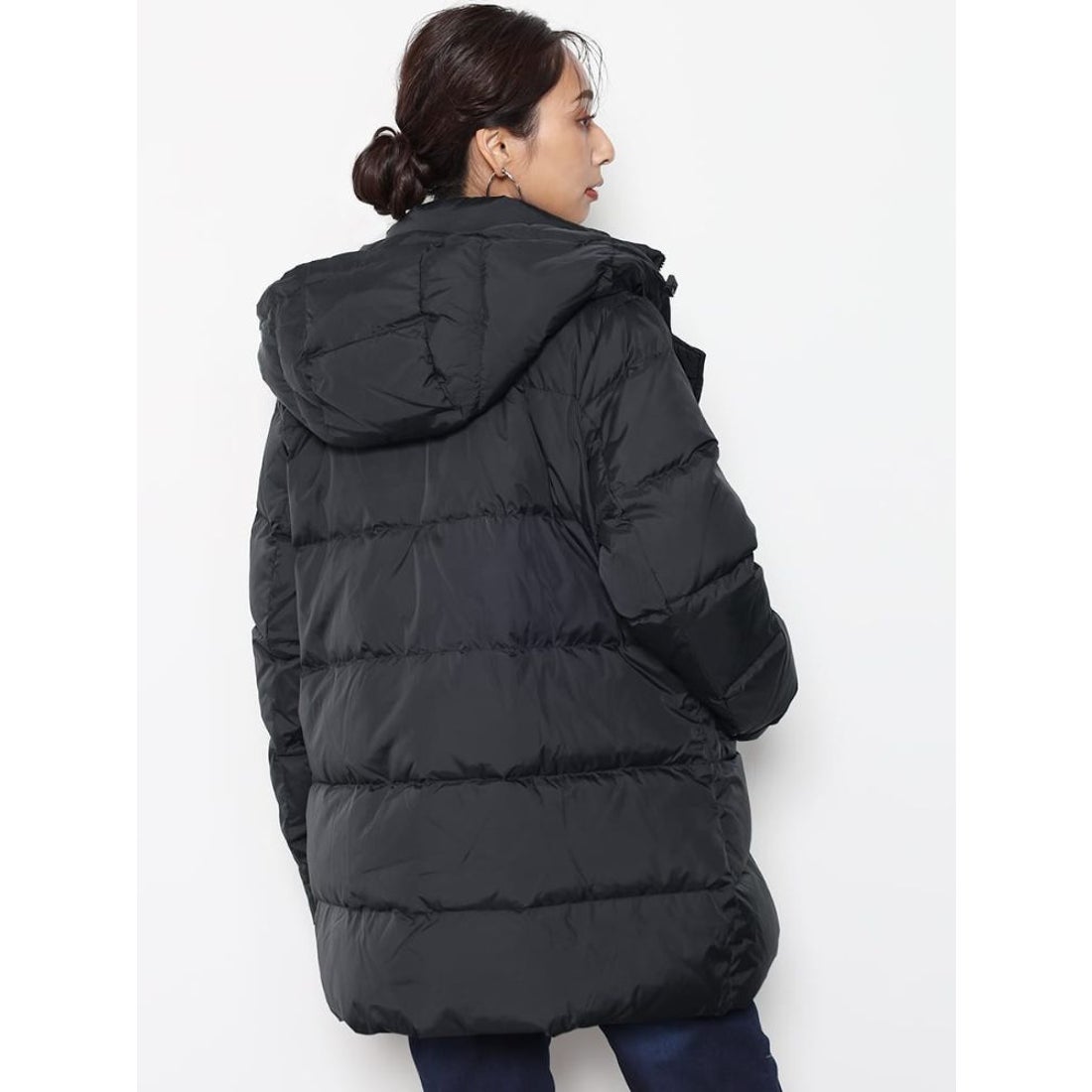 スコットクラブ SCOTCLUB ボリューミーダウンコート （ブラック