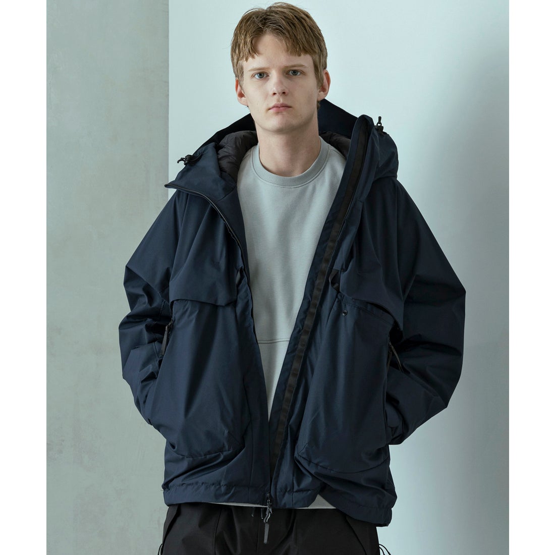 プラスフェニックス +phenix FISHERMANS DOWN JACKET フィッシャーマン