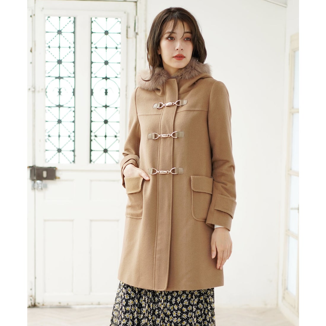 フィローモ Filomo [Filomo]カシミヤブレンドウールダッフルコート