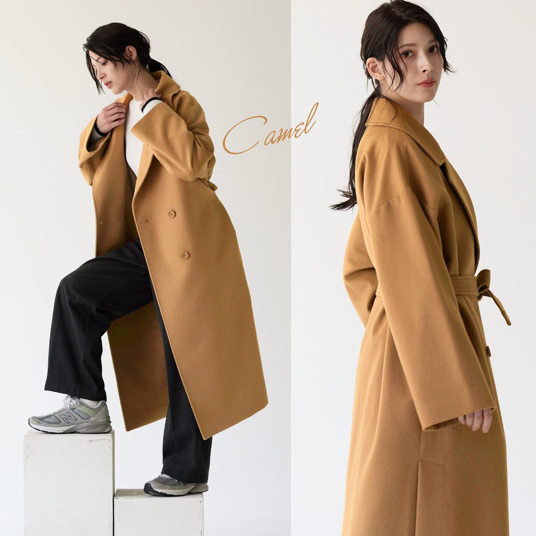 フィローモ Filomo [Filomo]カシミヤブレンドウールダブルチェスター