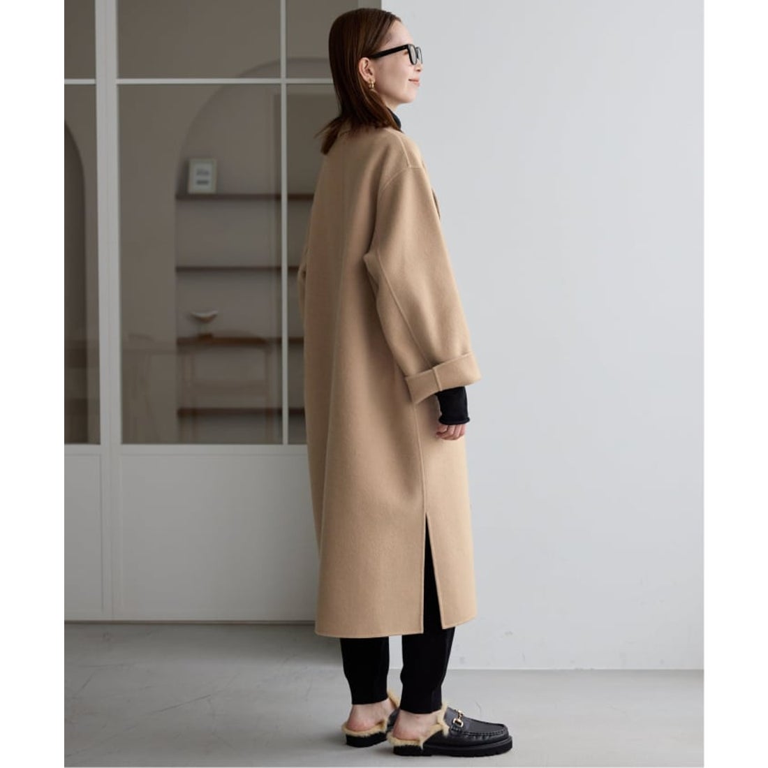 スローブ イエナ SLOBE IENA 《WEB限定/追加2予約》souple woolダブル