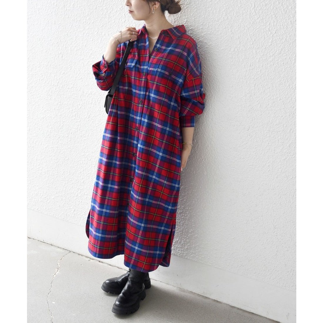 シップス エニィ SHIPS any SHIPS any:〈洗濯機可能〉ネル チェック