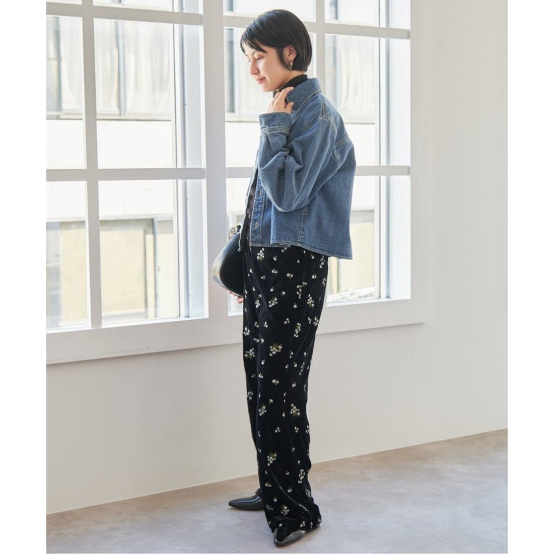 スピック＆スパン Spick & Span 《追加3予約》ショートデニムシャツ