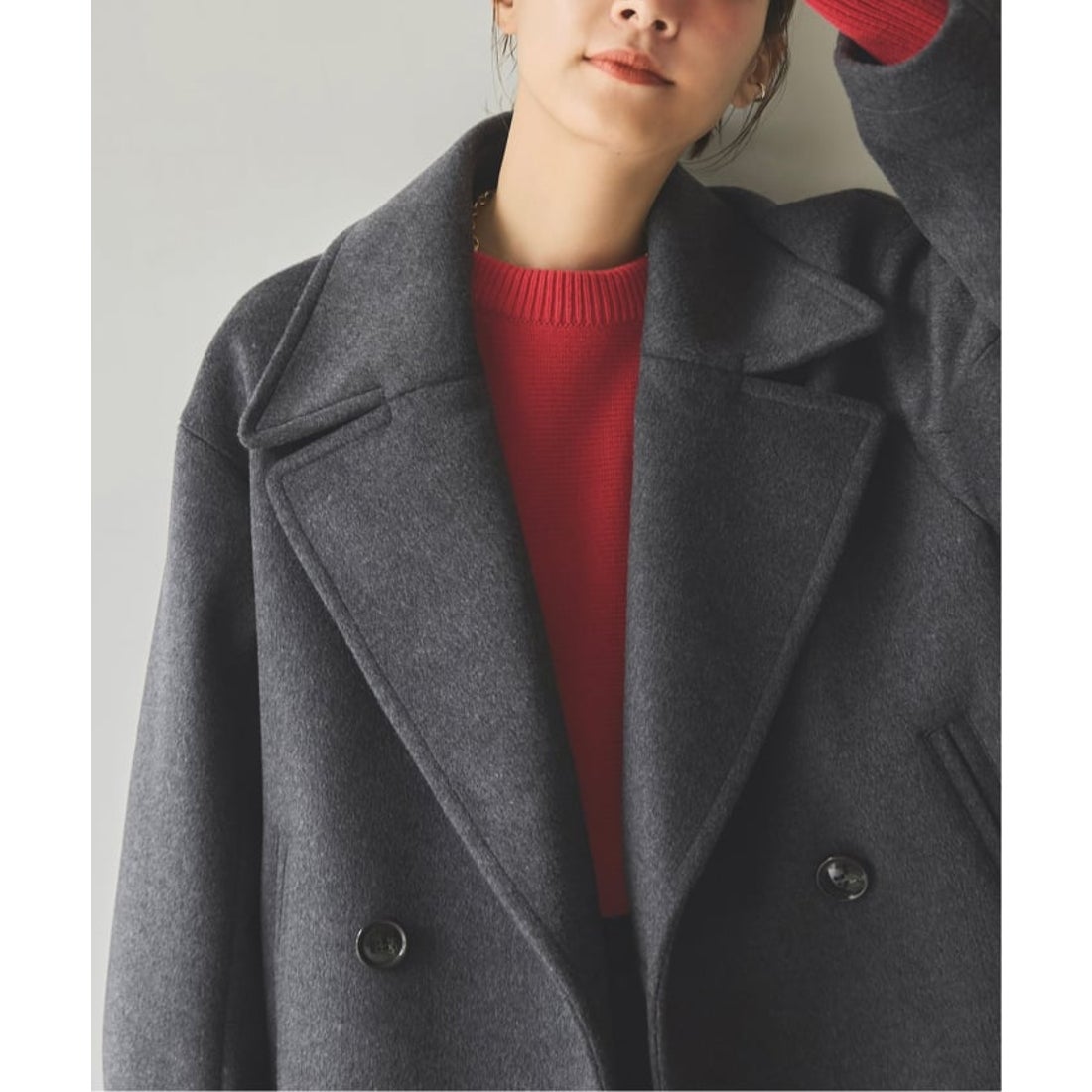 スピック＆スパン Spick & Span 《追加》S160ビーバーPコート （グレー