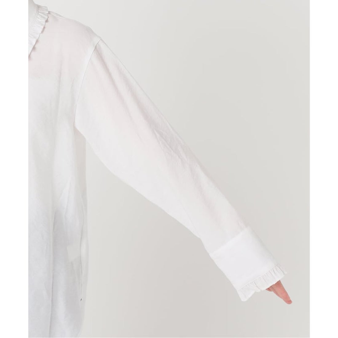 スピック＆スパン Spick & Span 《追加予約》フリルカラーブラウス