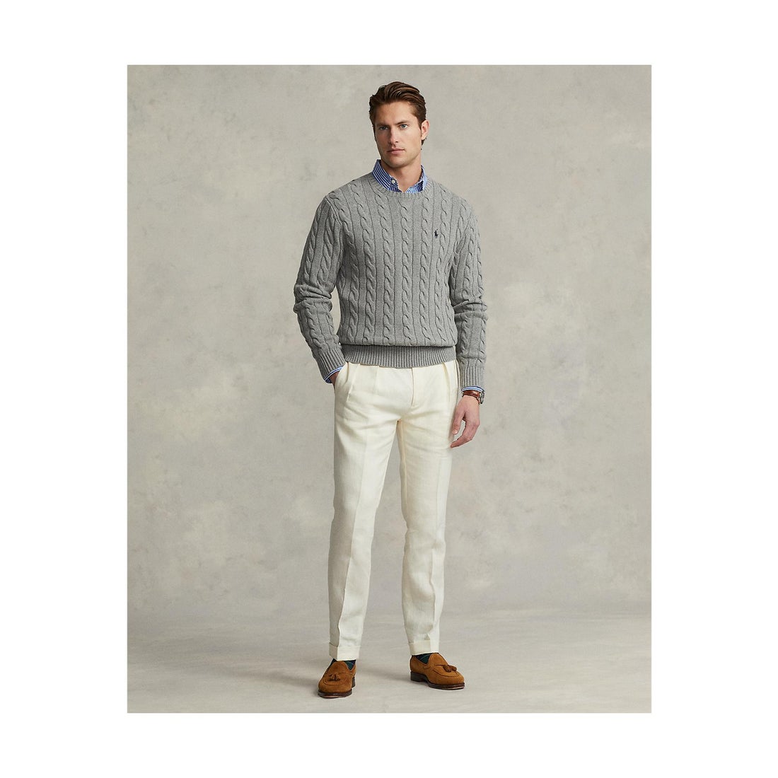 ポロ ラルフ ローレン POLO RALPH LAUREN ケーブルニット コットン