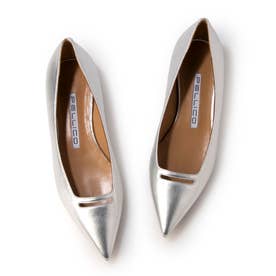 ペリーコ PELLICO ANIMA ANELLI フラットパンプス （WHITE