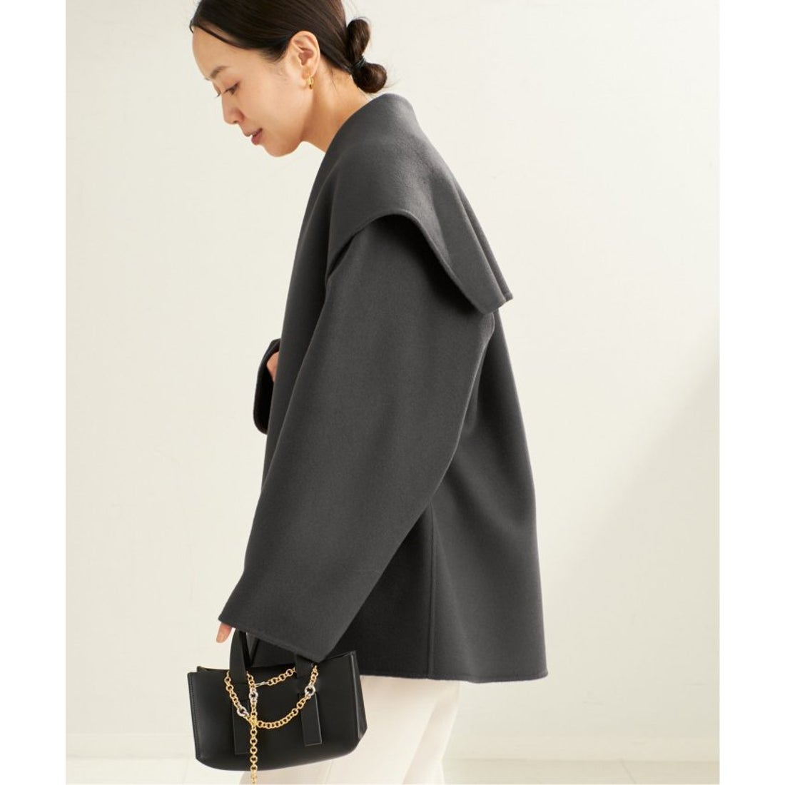 プラージュ Plage 《追加》ハミルトン DRAPE MIDDLE コート （グレー