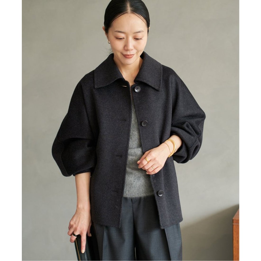 プラージュ Plage HAMILTON Jacket コート （ブラック B