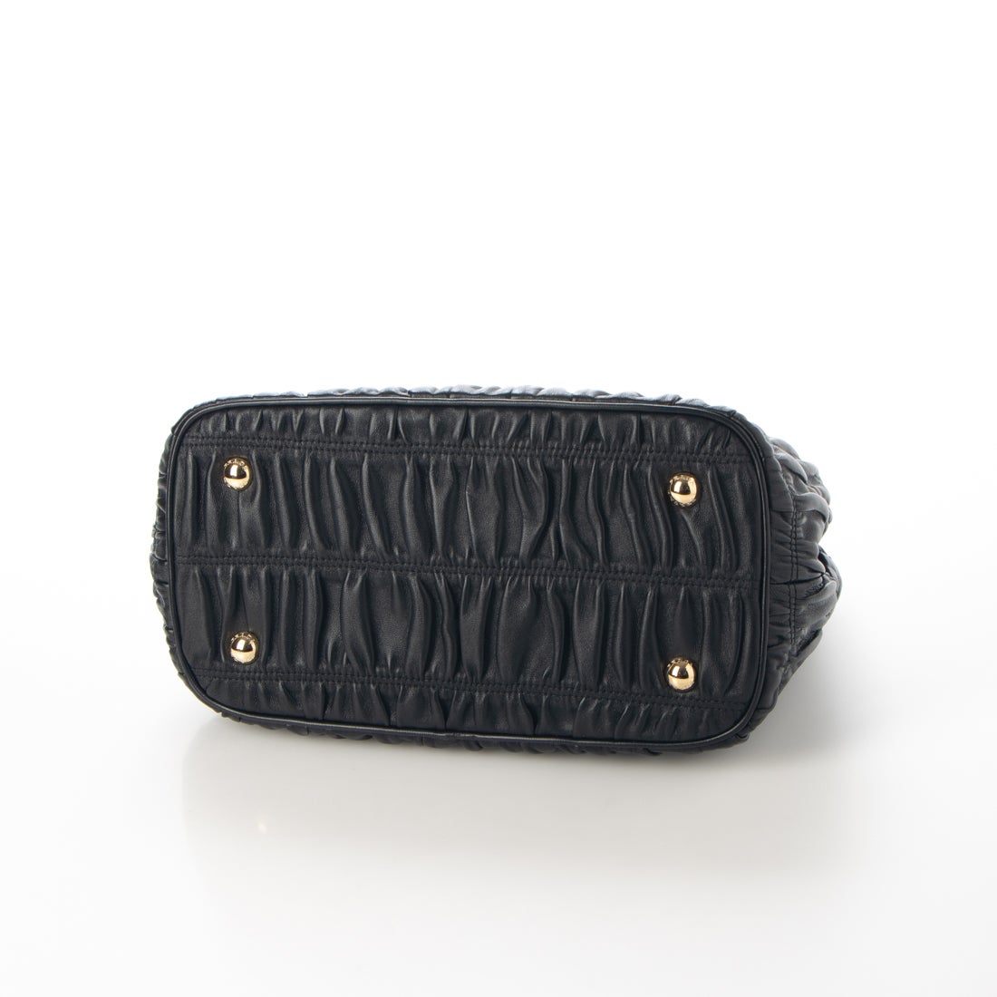 プラダ PRADA ☆プリーツレザー2WAYハンドバッグ - BORSA A MANO IN