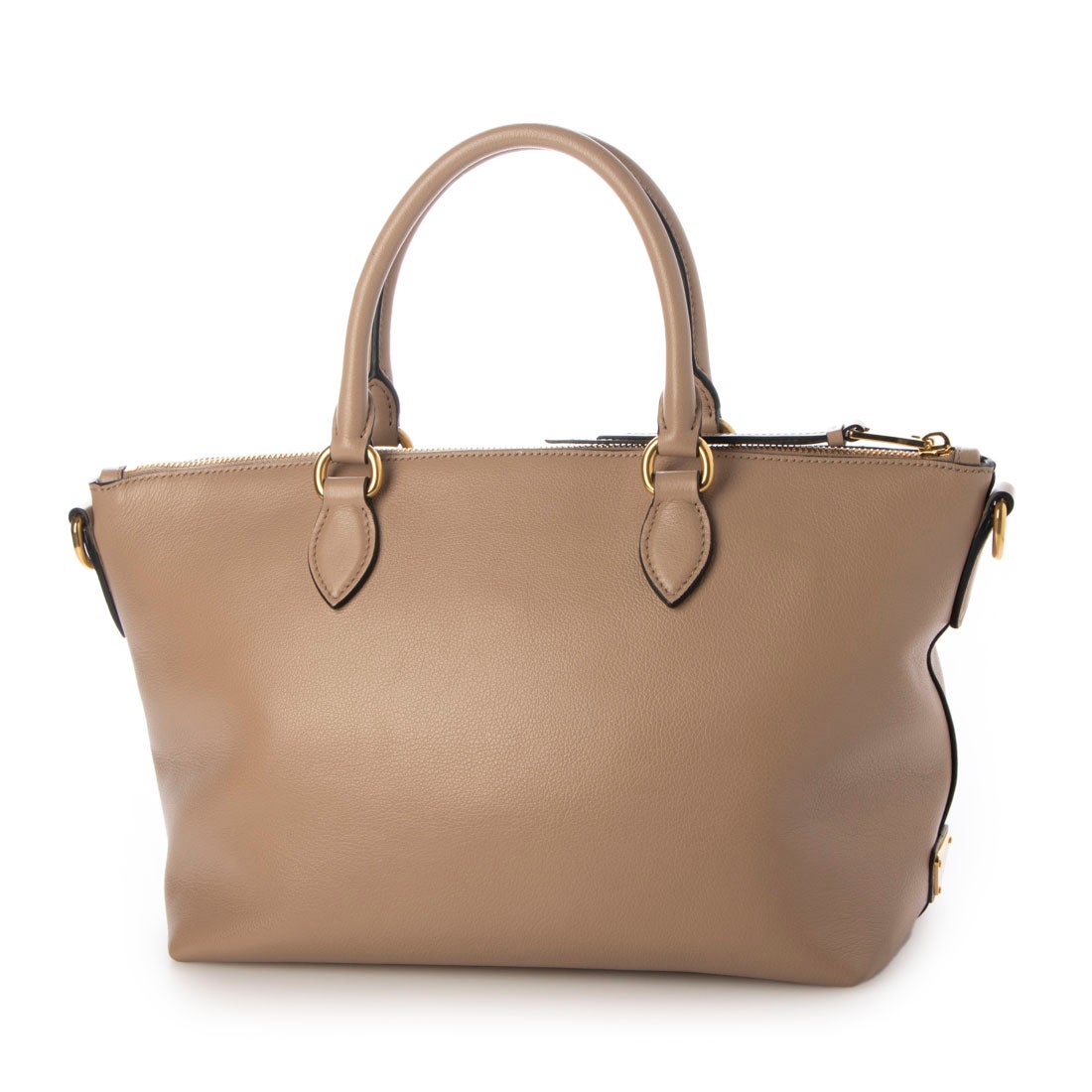 プラダ PRADA ☆ロゴエンボスレザー2WAYハンドバッグ - BORSA A MANO