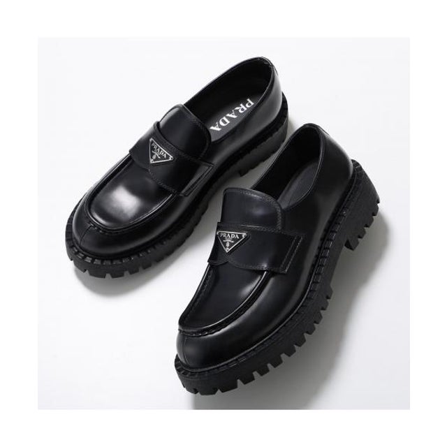 プラダ PRADA PRADA ローファー 1D185O 055 ブラッシュドレザー 厚底