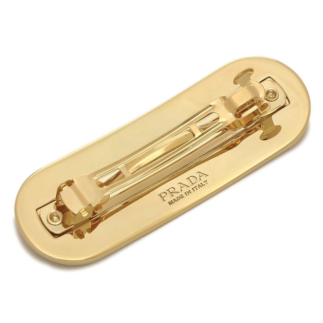 プラダ PRADA ヘアアクセサリー ヘアクリップ ブラック レディース