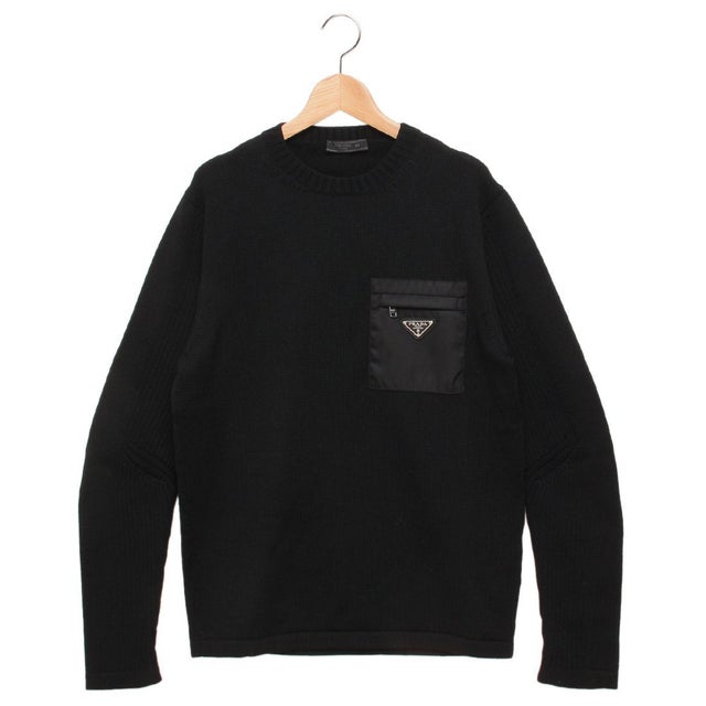 アミパリス Ami Paris ニット セーター ブラック メンズ AMI PARIS