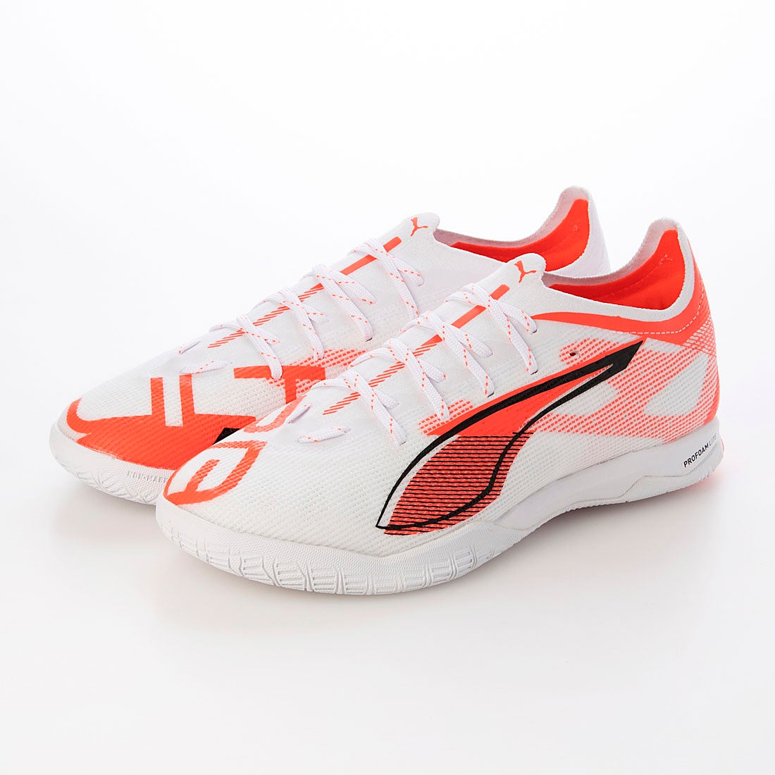 PUMA プーマ ウルトラ 5 プロ COURT(ホワイト×オレンジ) 108174 01
