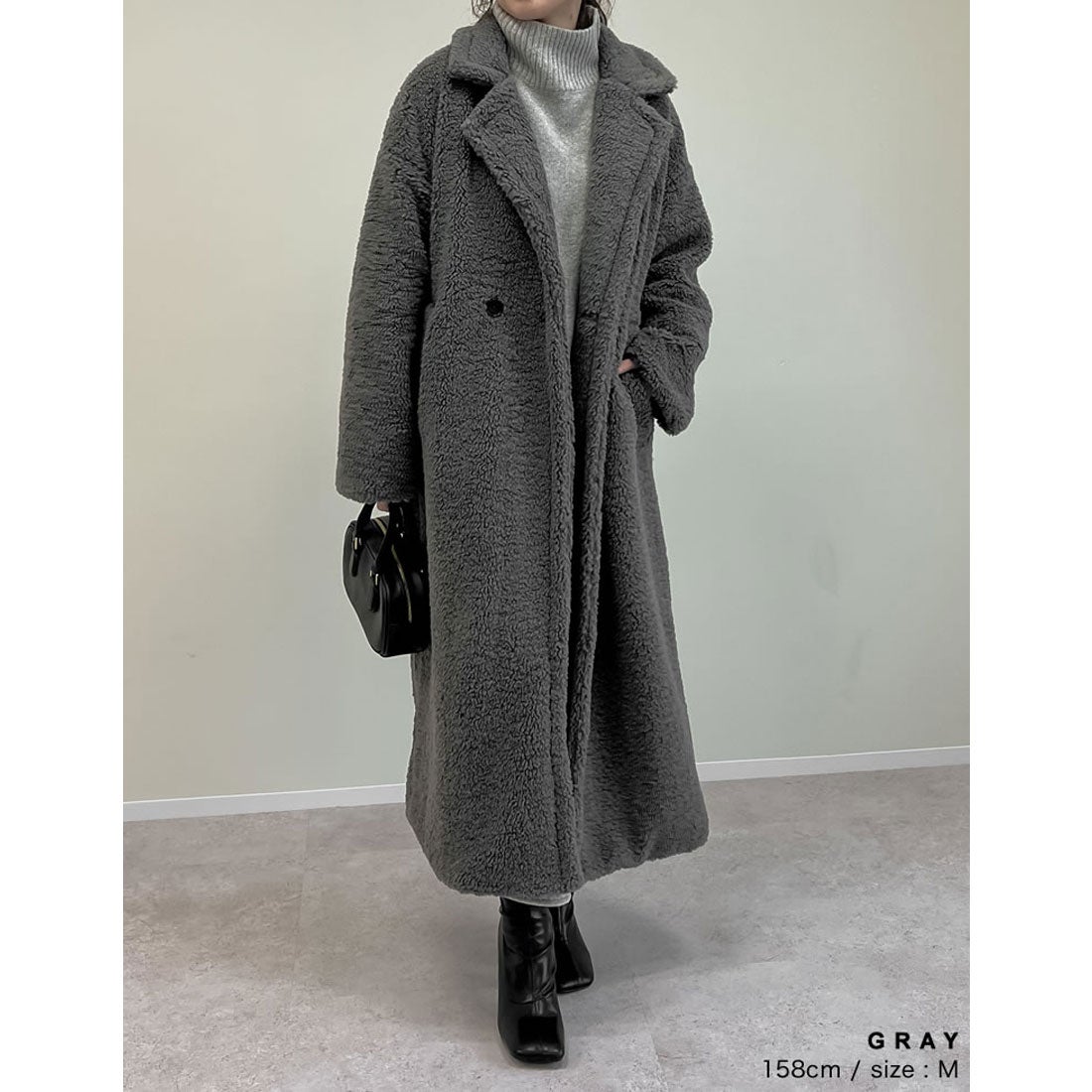 Re:EDIT [HITアウター][セレクトコラボ][低身長サイズ有]ボアビッグ