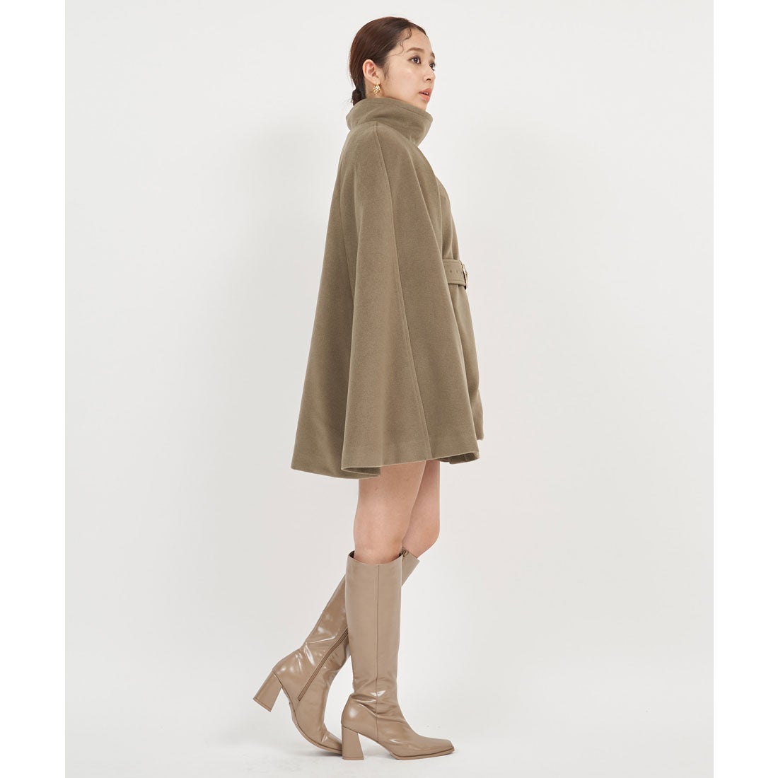 ロイヤルパーティー ROYAL PARTY ケープコート （カーキ