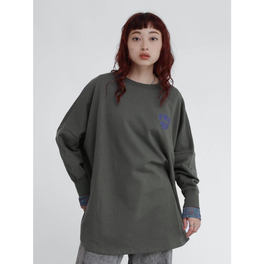 ラディエイト RADIATE ポイントロゴドルマンスリーブスウェット