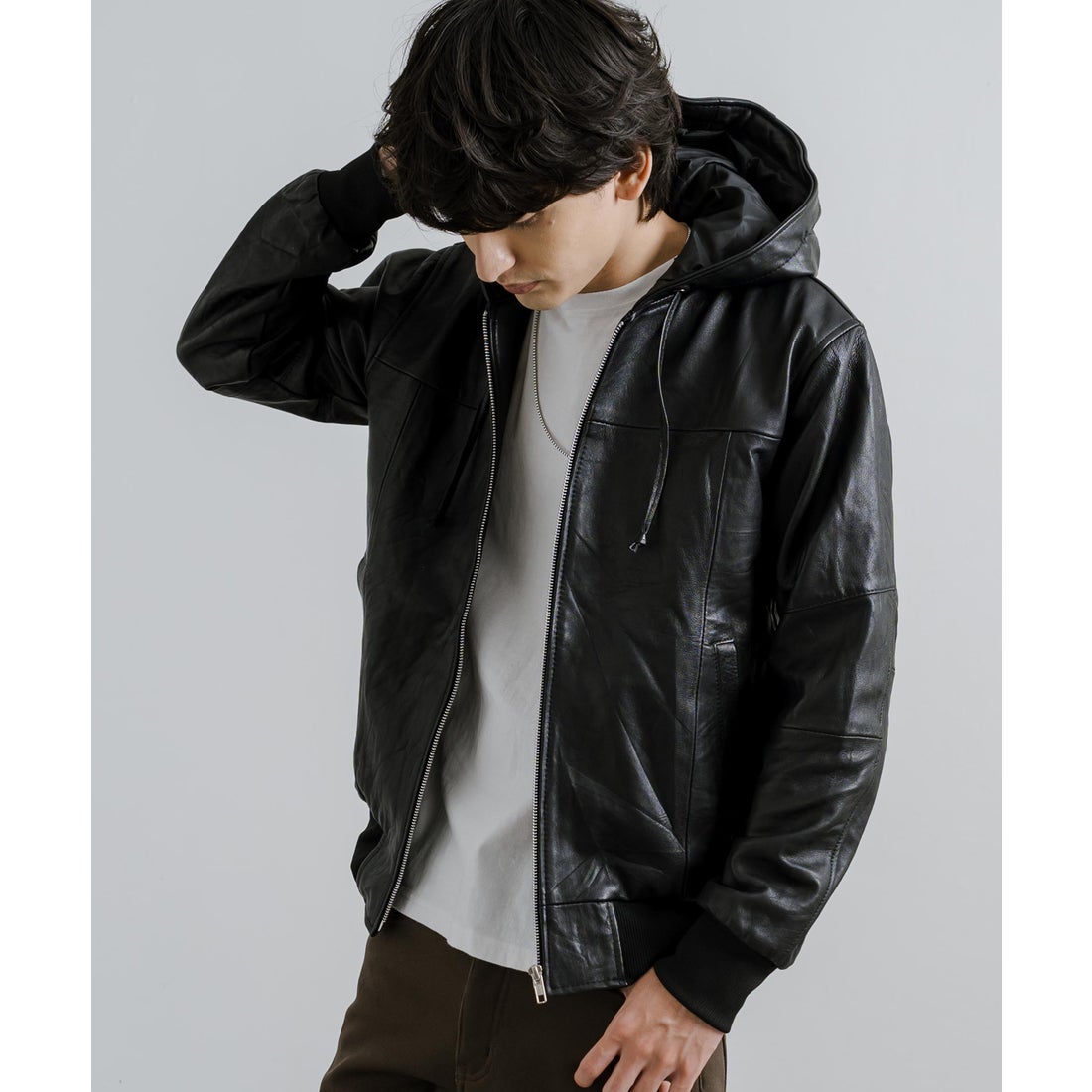 ロッキーモンロー Rocky Monroe レザージャケット ライダース メンズ