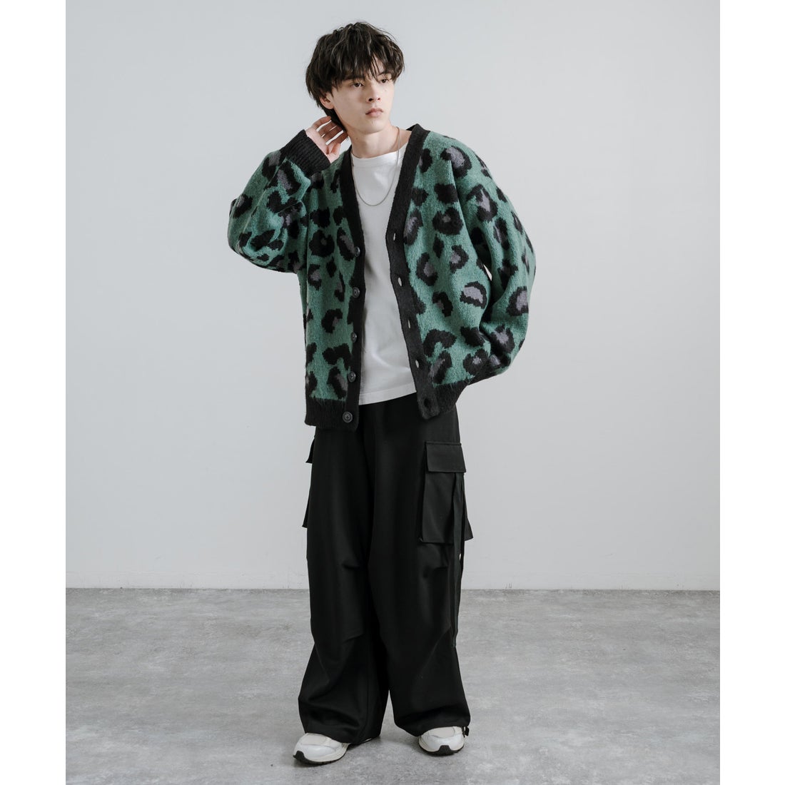 ロッキーモンロー Rocky Monroe カーディガン ニット セーター メンズ