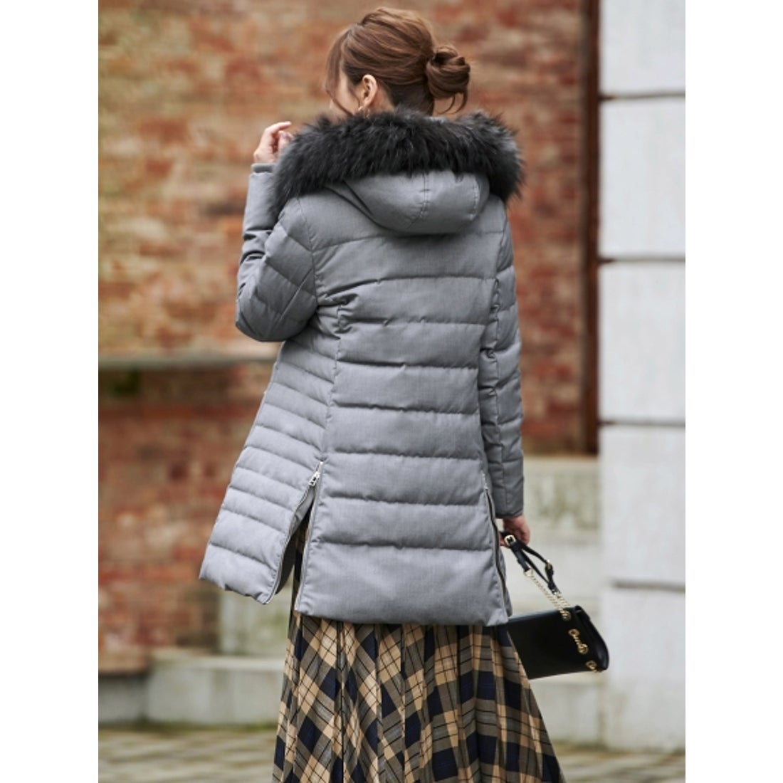 ルイルエブティック RUIRUE BOUTIQUE ラクーンファーサイドジップ