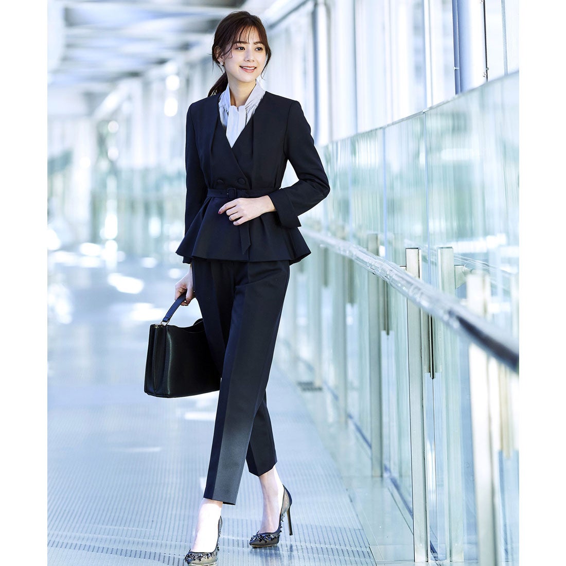 ルイルエブティック RUIRUE BOUTIQUE タック＆ペプラムジャケット