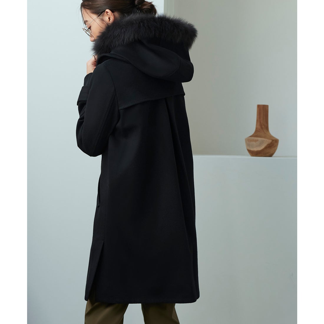 ルイルエブティック RUIRUE BOUTIQUE Super120'sウール フォックス