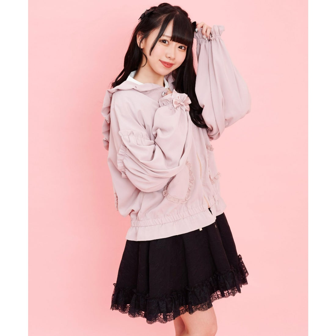 シークレットハニー Secret Honey うさ耳フリルボリュームパーカー