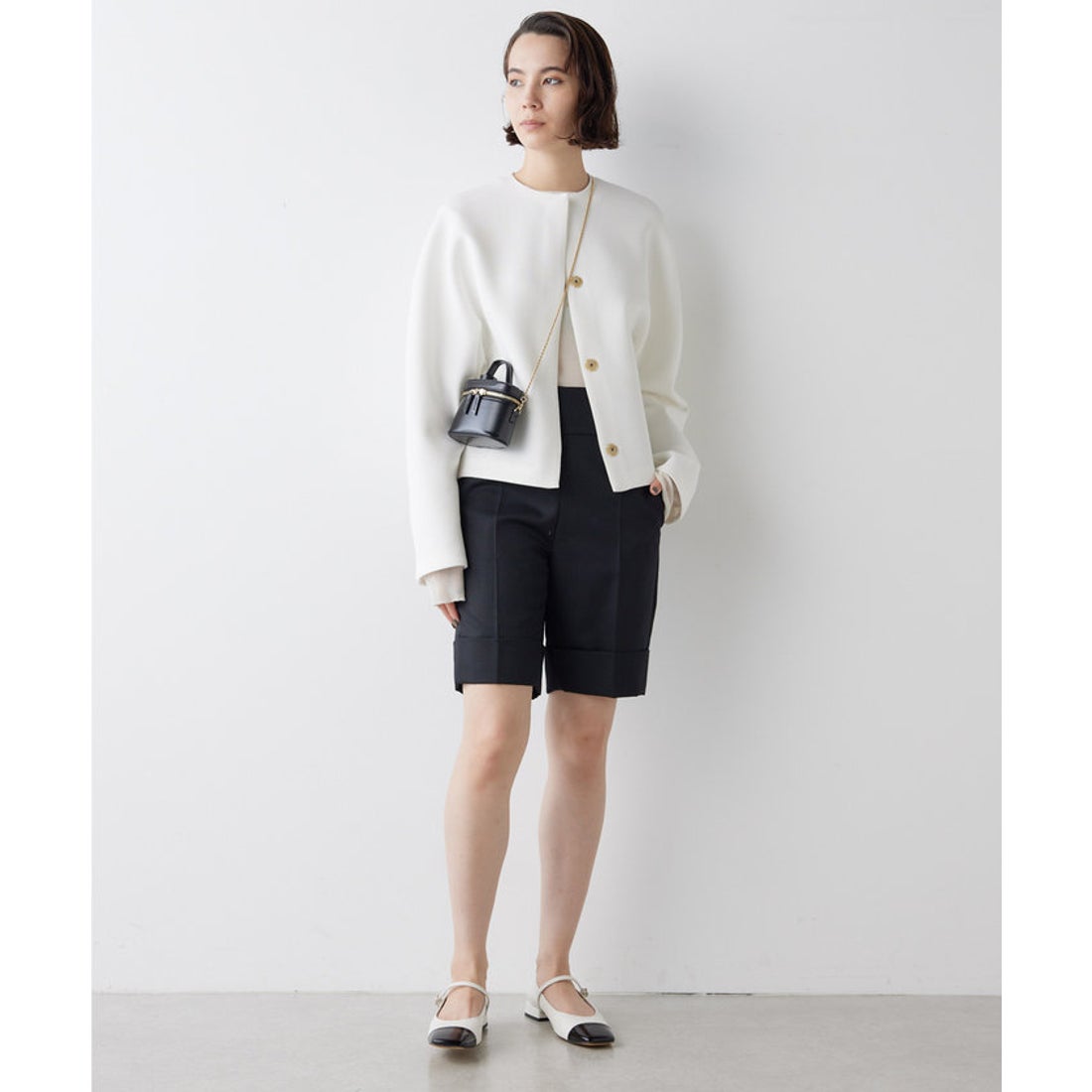 ウィムガゼット Whim Gazette ダンボールブルゾン （offwhite