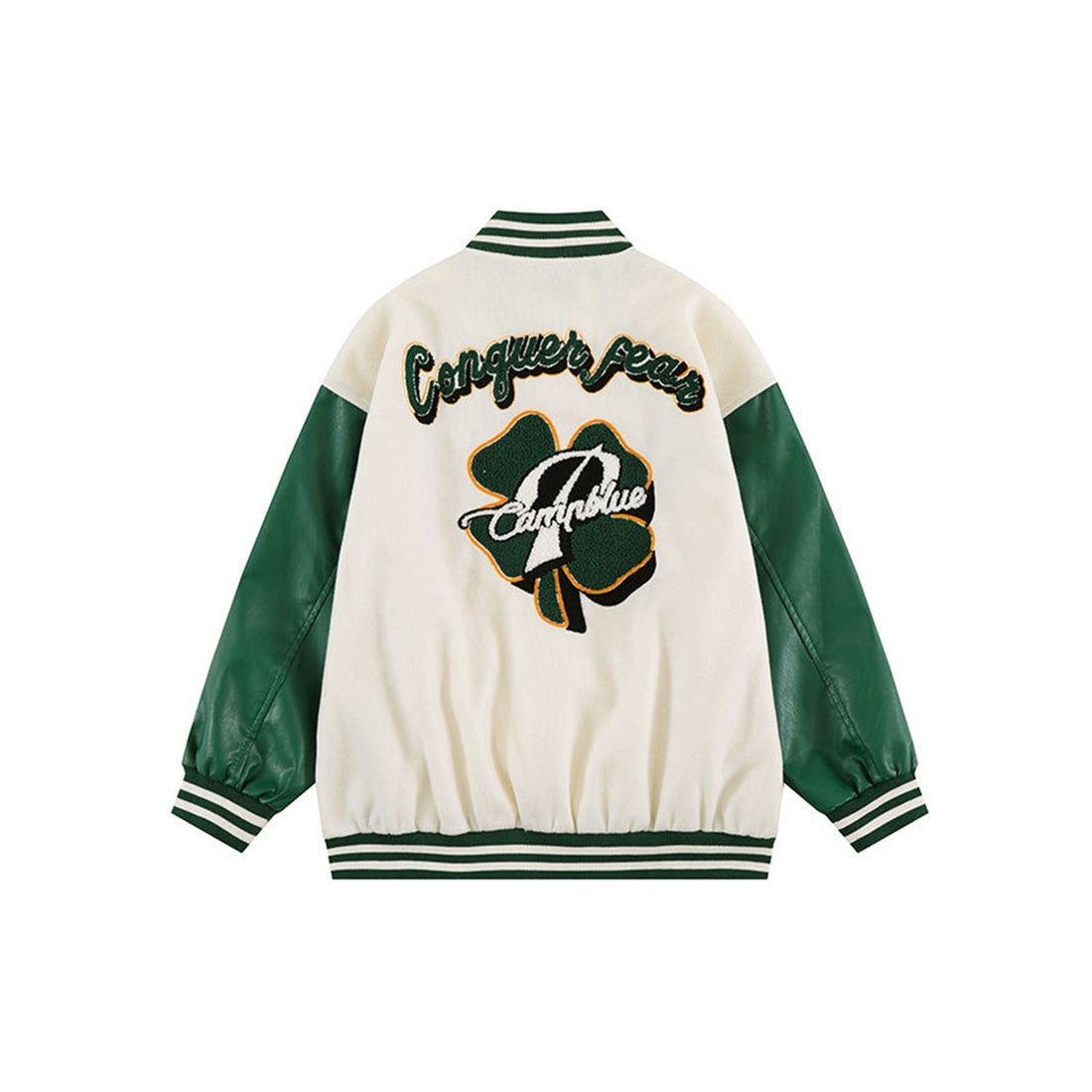 フック HOOK 【HOOK】個性派・肩紐デザインワッペン刺繍スタジャン